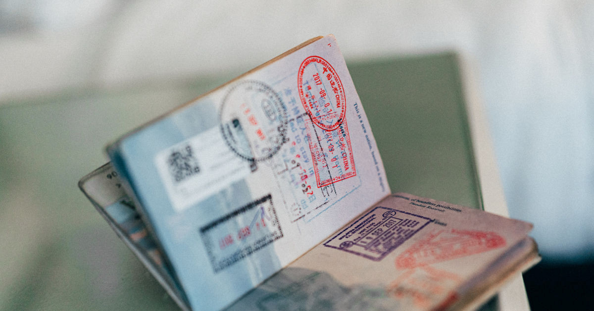 Passport with Japan Visa